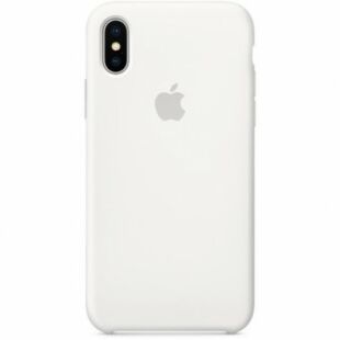 Cover iPhone X Silicone Case White (MQT22)