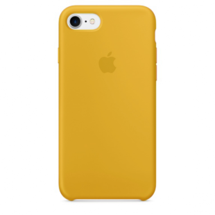 Чехол iPhone 7 - 8 Yellow Silicone Case (High Copy)