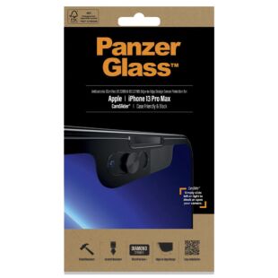 Защитное стекло PanzerGlass Apple iPhone 13 Pro Max 6.7” Case Friendly Camslider AB, Black (2749)