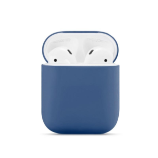 Silicone Ultra Thin Case for AirPods 2 - Blue