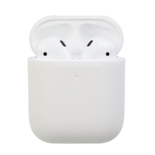 Silicone Ultra Thin Case for AirPods 2 - White