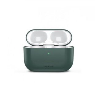 USAMS Silicone Ultra Thin Case for AirPods Pro - Pine Green