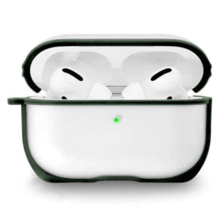 Eggshell Clear Protective Case for AirPods Pro - Pine Green