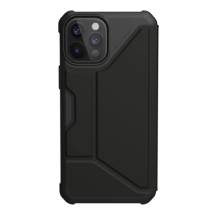 Чехол UAG iPhone 12 Pro Max Metropolis (PU) SATN Black