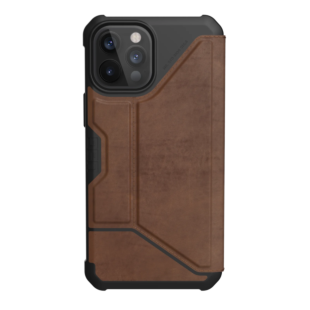 Чехол UAG iPhone 12 Pro Max Metropolis Leather Brown