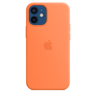 Чехол Apple Silicone case for iPhone 12 mini - Kumquat (High Copy)