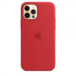 Apple Silicone case for iPhone 12 Pro Max - Red (Copy)