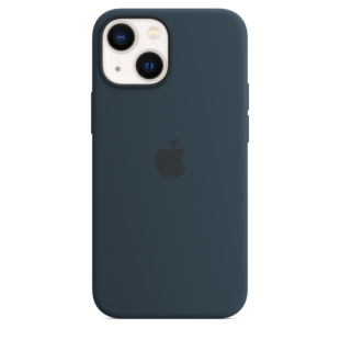 iPhone 13 Mini Silicone Case with MagSafe Abyss Blue (MM213)