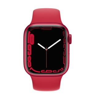 Apple Watch Series 7 GPS + LTE 41mm PRODUCT(RED) Aluminium Case with Red Sport Band (MKHV3)