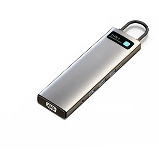 Адаптер Baseus USB-Хаб Metal gleam Series 11 in 1 Gray