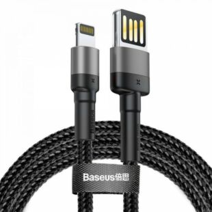 Baseus Cafule Cable (Special Edition) Laghtning For Apple 2.4A 1M Gray