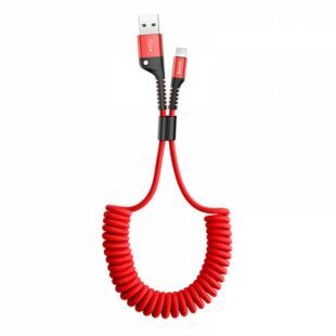 Baseus Fish eye Spring Data Type-C Cable 3A 1M Red