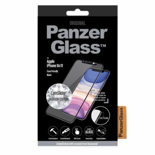 Защитное стекло PanzerGlass iPhone XR/11 Case Friendly Swarovski CamSlider Black (2681)