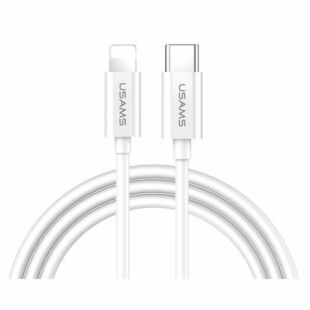 USAMS U44 Type-C to Lightning PD Fast Charging Data Cable 1.2M White