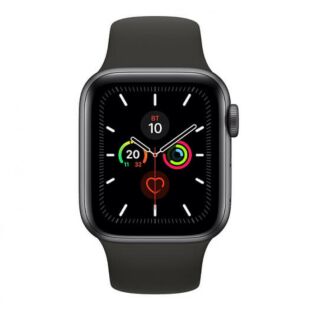 Apple Watch Series 5 GPS + LTE 40mm Space Gray Aluminum with Black band (MWWQ2)