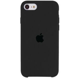 Чехол iPhone SE 2020 Silicone case - Black (Copy)