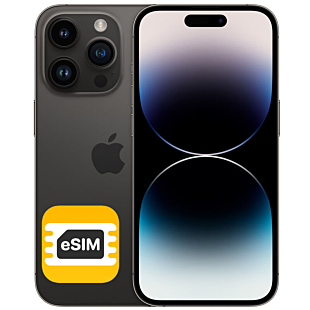 Apple iPhone 14 Pro 128Gb Space Black E-Sim version (MPXT3)