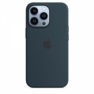 Чехол Apple Silicone case for iPhone 13 Pro Max - Abyss Blue (High Copy)