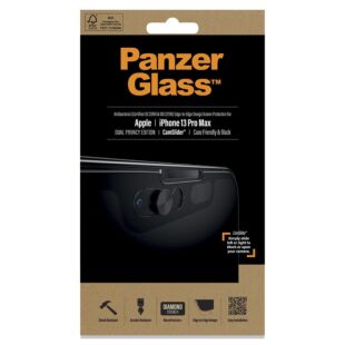 Защитное стекло PanzerGlass Apple iPhone 13 Pro Max 6.7” Case Friendly Camslider Privacy AB, Black (P2749)