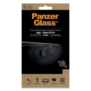 Захисне скло PanzerGlass Apple iPhone 13/13 Pro 6.1” Case Friendly Camslider AB, Black (P2748)