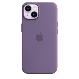 Чехол Apple Silicone case for iPhone 14 - Iris (High Copy)