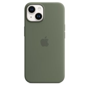 Чехол Apple Silicone case for iPhone 14 - Olive (High Copy)