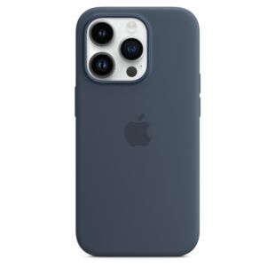 Чехол Apple Silicone case for iPhone 14 Pro - Storm Blue (High Copy)