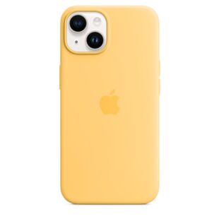 Чехол Apple Silicone case for iPhone 14 - Sunglow (High Copy)