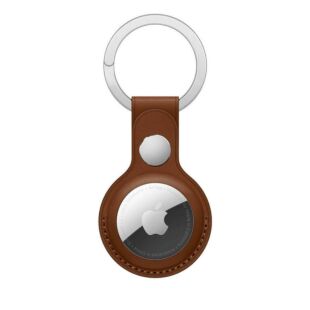 Leather Key Ring for AirTag - Brown (Copy)