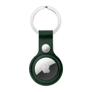 Leather Key Ring for AirTag - Cyprus Green (Copy)