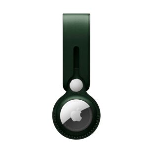 Leather Loop for AirTag - Green (Copy)