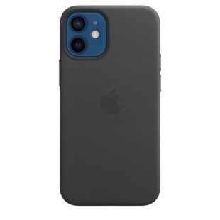 Чехол для iPhone 12 Mini Leather Case with MagSafe Black (MHKA3)