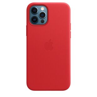 Чехол для iPhone 12 - 12 Pro Leather Case with MagSafe (PRODUCT)RED (MHKD3)