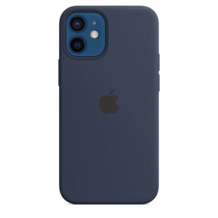 Чехол для iPhone 12 Mini Silicone Case with MagSafe Deep Navy (MHKU3)