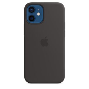 Чехол для iPhone 12 Mini Silicone Case with MagSafe Black (MHKX3)