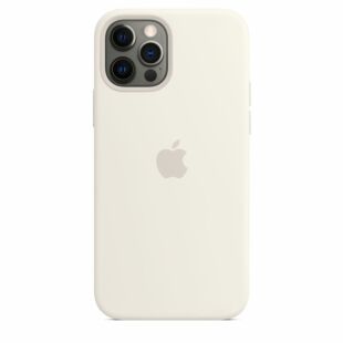 Apple Silicone case for iPhone 12/12 Pro - White (High Copy)
