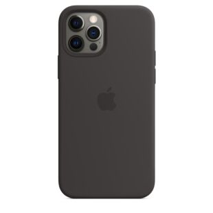 Чехол Apple Silicone case for iPhone 12/12 Pro - Black (Copy)