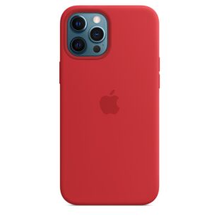 Чехол для iPhone 12 Pro Max Silicone Case with MagSafe (PRODUCT)RED (MHLF3)