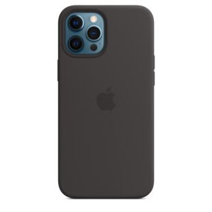 Чехол Apple Silicone case for iPhone 12 Pro Max - Black (High Copy)