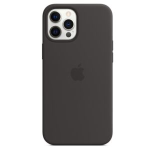Apple Silicone case with MagSafe for iPhone 12 Pro Max - Black (High Copy)