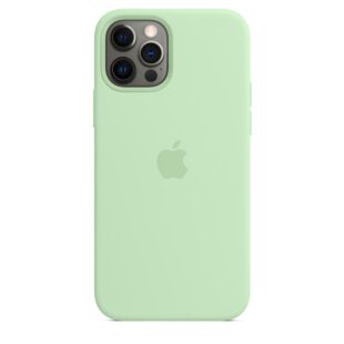 Чехол Apple Silicone case with MagSafe for iPhone 12/12 Pro - Pistachio (High Copy)