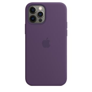 Apple Silicone case with MagSafe for iPhone 12/12 Pro - Amethyst (High Copy)