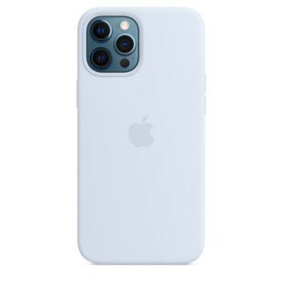 Чехол для iPhone 12 Pro Max Silicone Case with MagSafe Cloud Blue (MKTY3)