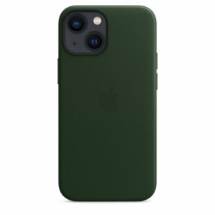 iPhone 13 Mini Leather Case with MagSafe Sequoia Green (MM0J3)