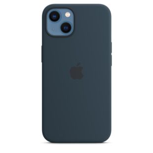 Чехол для iPhone 13 Silicone Case with MagSafe Abyss Blue (MM293)