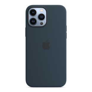 iPhone 13 Pro Max Silicone Case with MagSafe Abyss Blue (MM2T3)