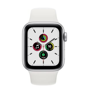 Apple Watch Nike+ SE GPS + LTE 40mm Silver Aluminium Case with Pure Platinum/Black Nike Sport Band (MYYW2)
