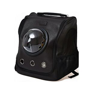 Переноска-рюкзак для животных Xiaomi Small Animal Star Space Capsule Shoulder Bag Black