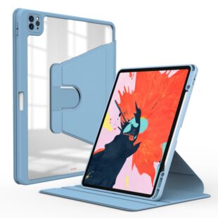 Wiwu Waltz Rotative Case for iPad 10.2 (19-20) - Light Blue