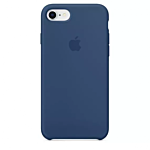 Cover iPhone 7 - 8 Blue Cobalt Silicone Case (High Copy)